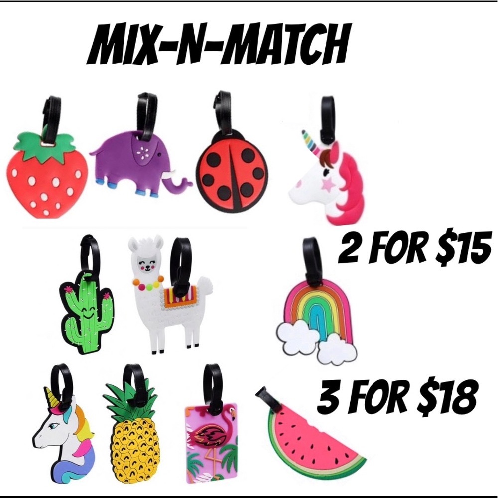 UNICORN BACKPACK/LUGGAGE TAG NWT - Picture 6 of 8